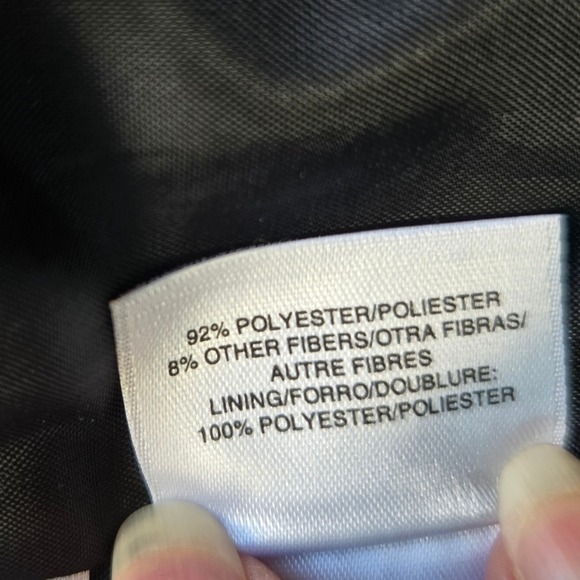 Kasper Womens S Blazer Black Grey Shimmery Metalic Tweed‎ Career Office Holiday - Picture 9 of 11